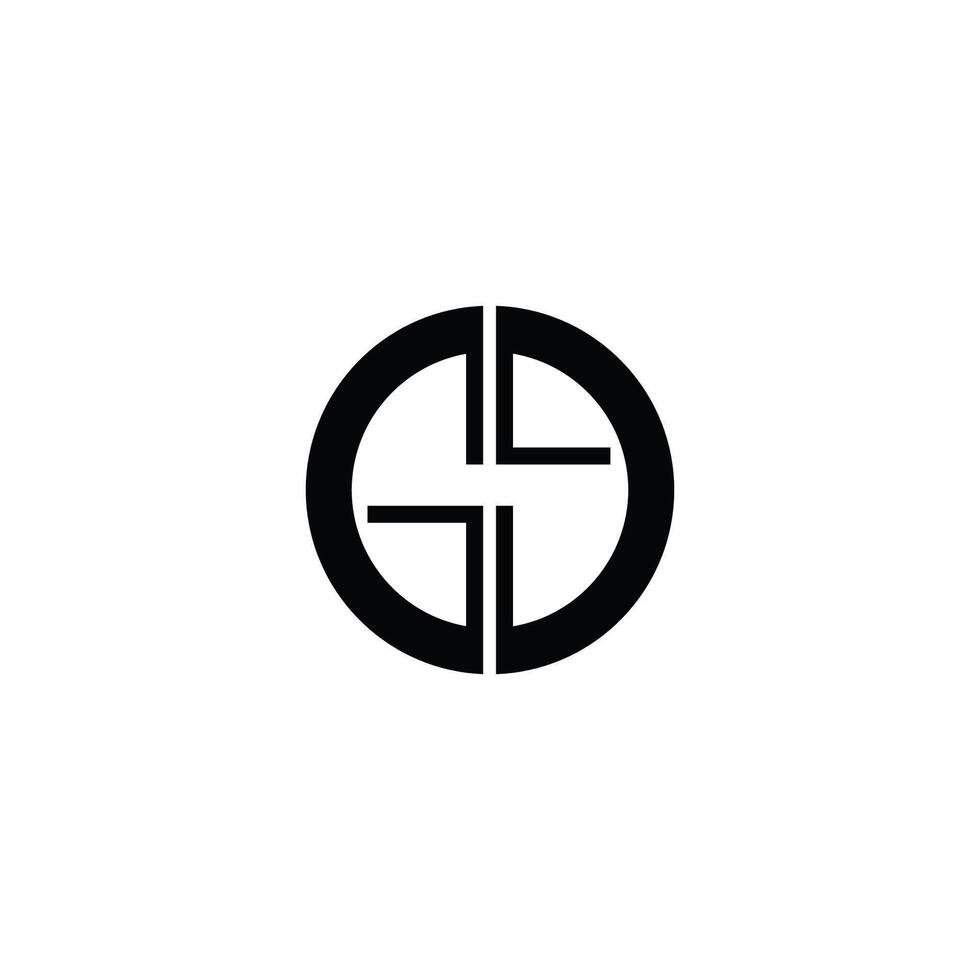Initiale Brief gd oder dg Logo Vektor Design Vorlage