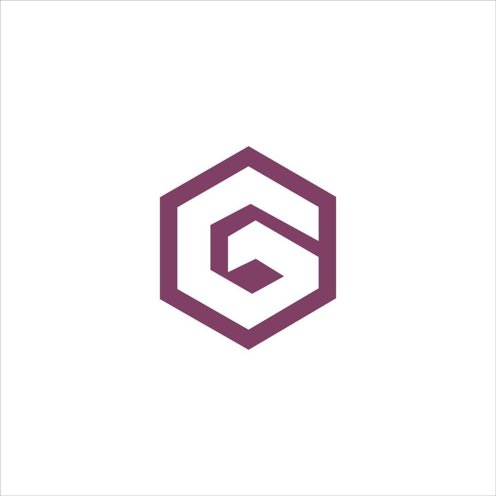 Initiale Brief G Logo Vektor Design