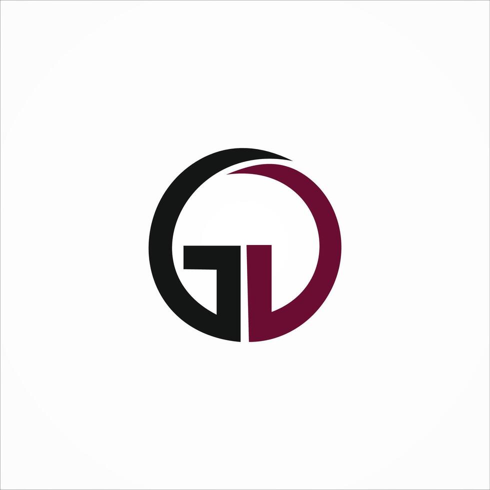 första brev g logotyp vektor design