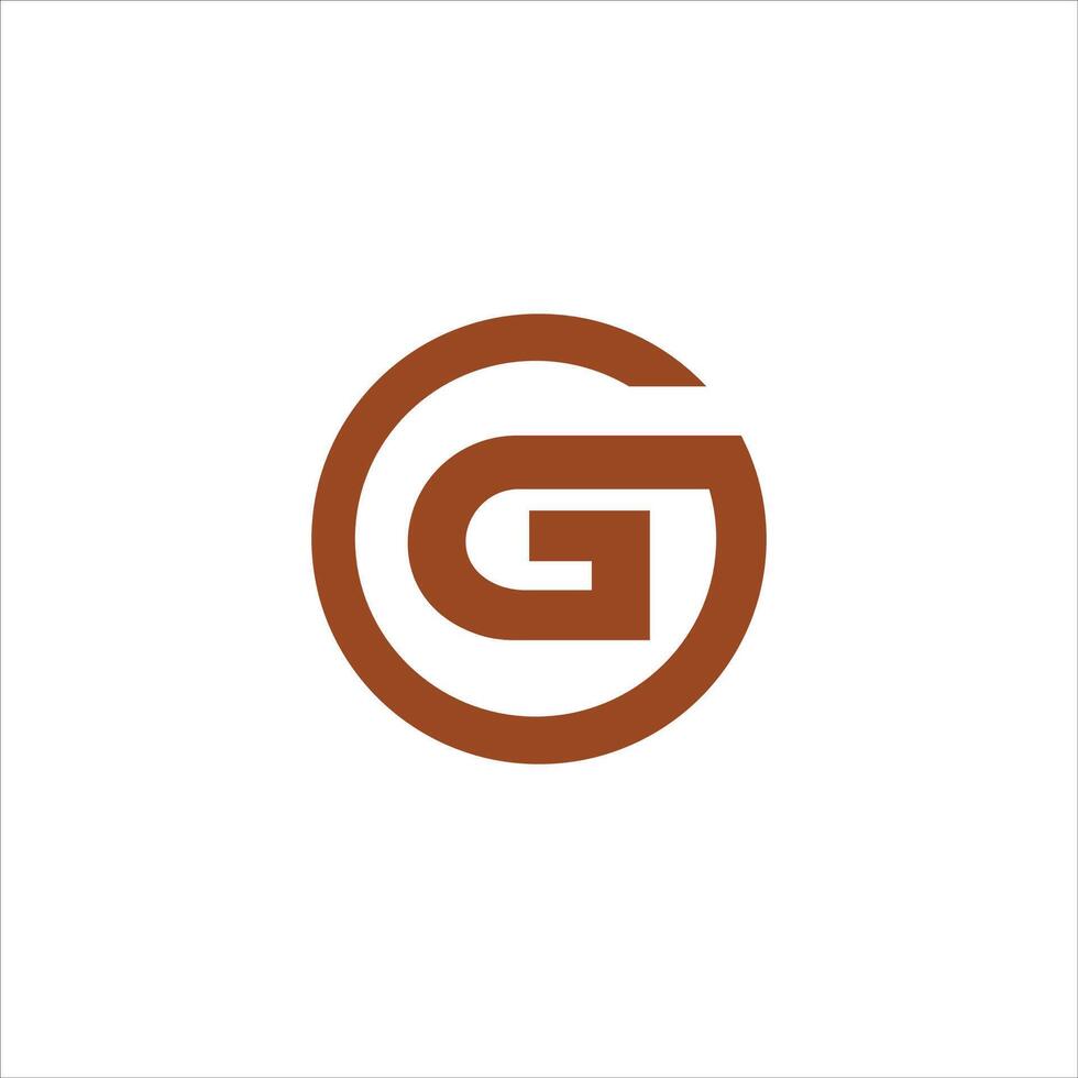 Initiale Brief G Logo Vektor Design