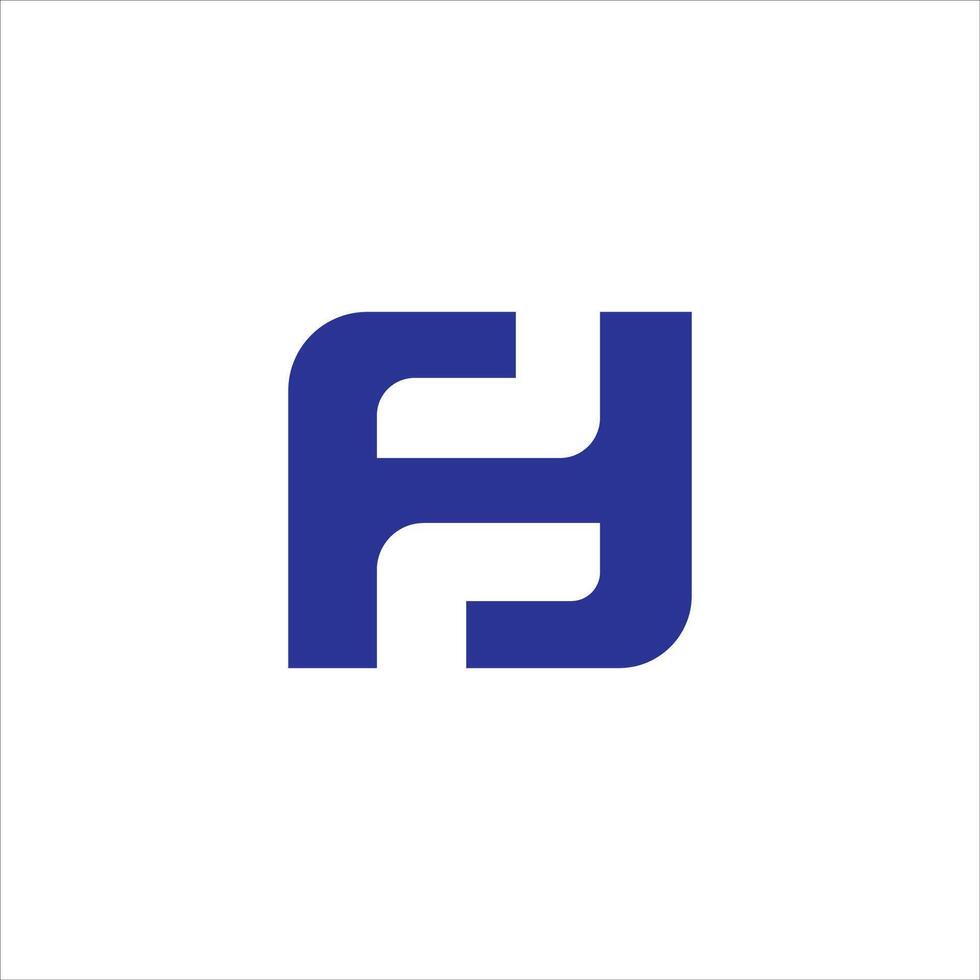 första brev ff logotyp eller f logotyp vektor design mall
