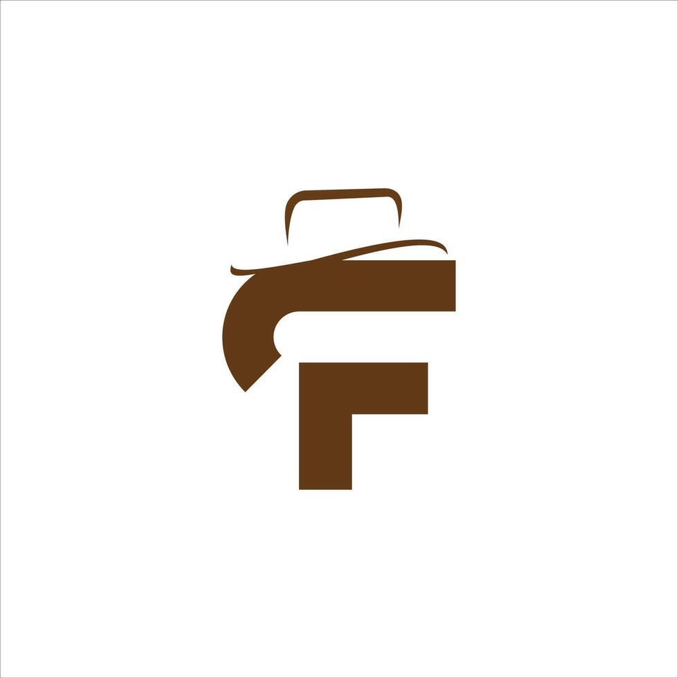 första brev fc eller jfr logotyp vektor design mall