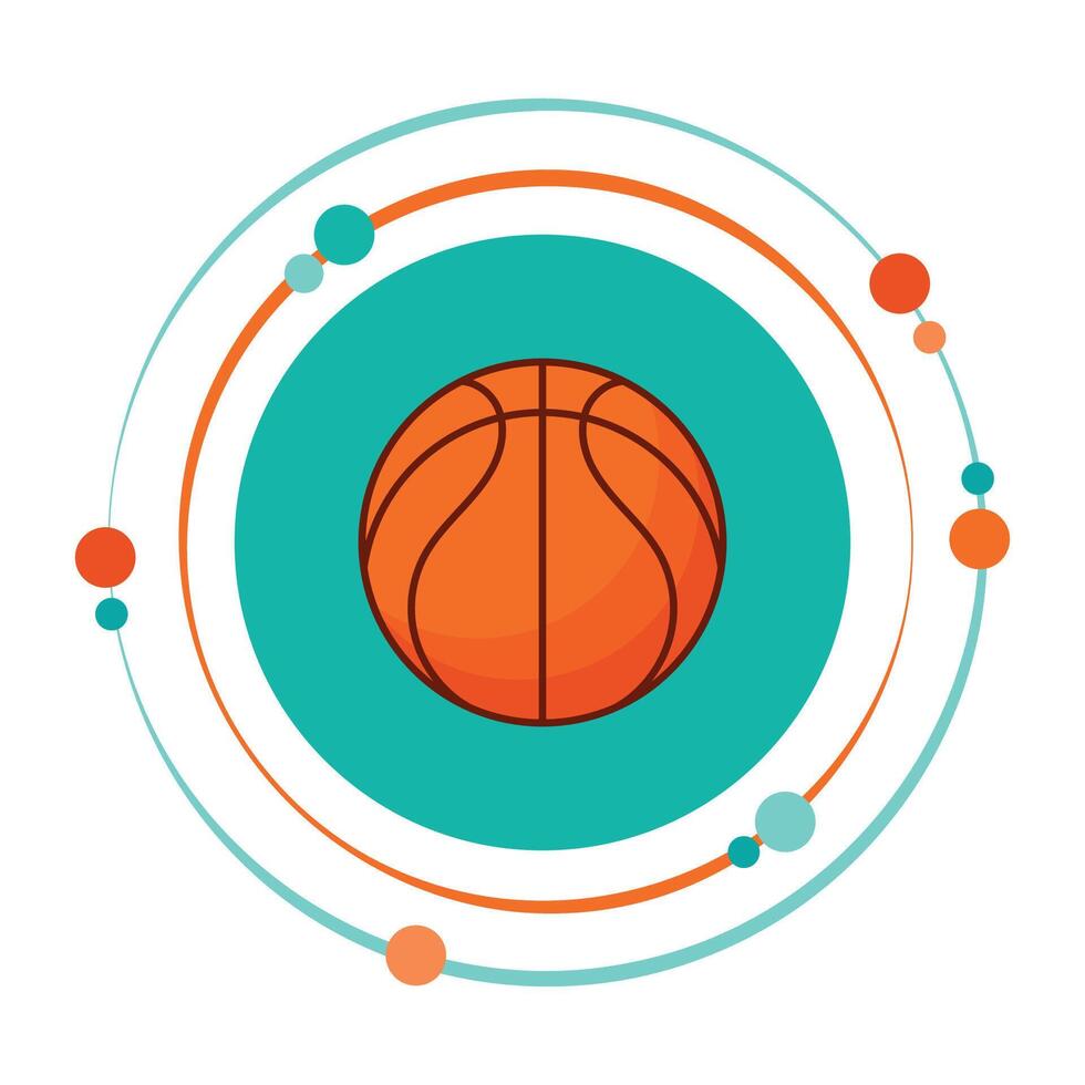 basketboll sporter vektor illustration grafisk ikon symbol