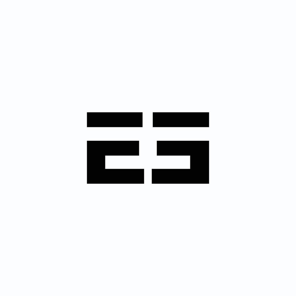 Initiale Brief es oder se Logo Vektor Logo Design