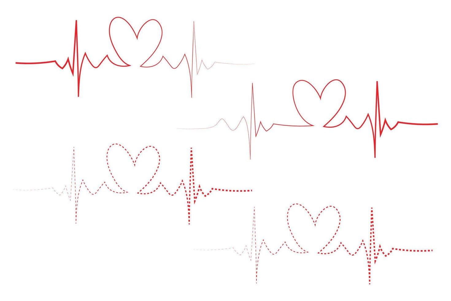 ecg hjärta slå linje ikon symbol, hjärta slå puls sjukhus logotyp tecken. vektor illustration.