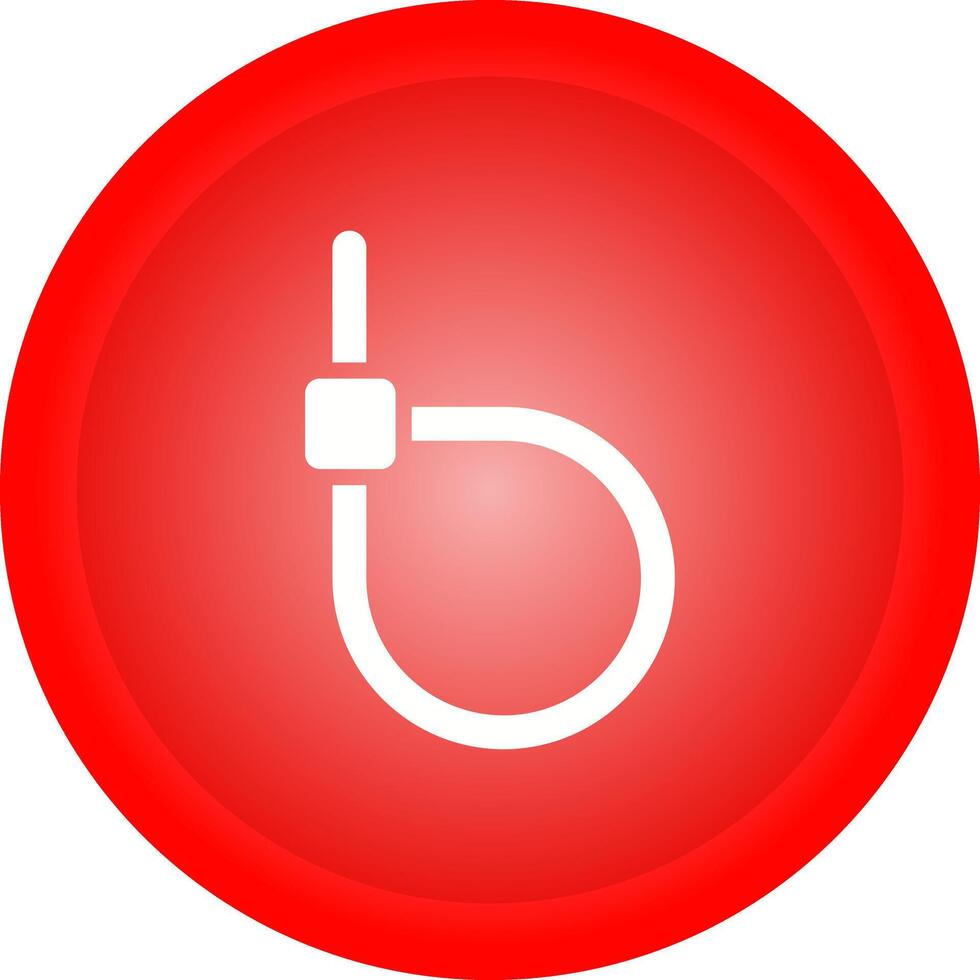 Kabel Krawatte Befestigung Werkzeug Vektor Symbol