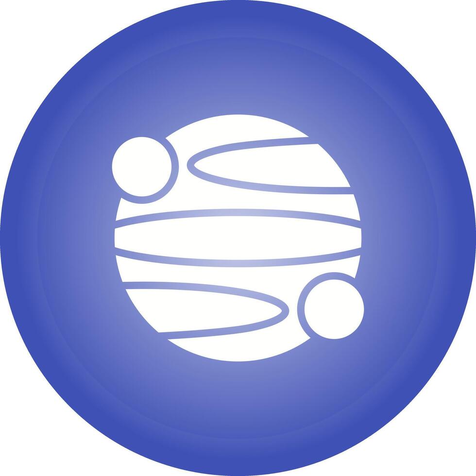 Planet-Vektor-Symbol vektor