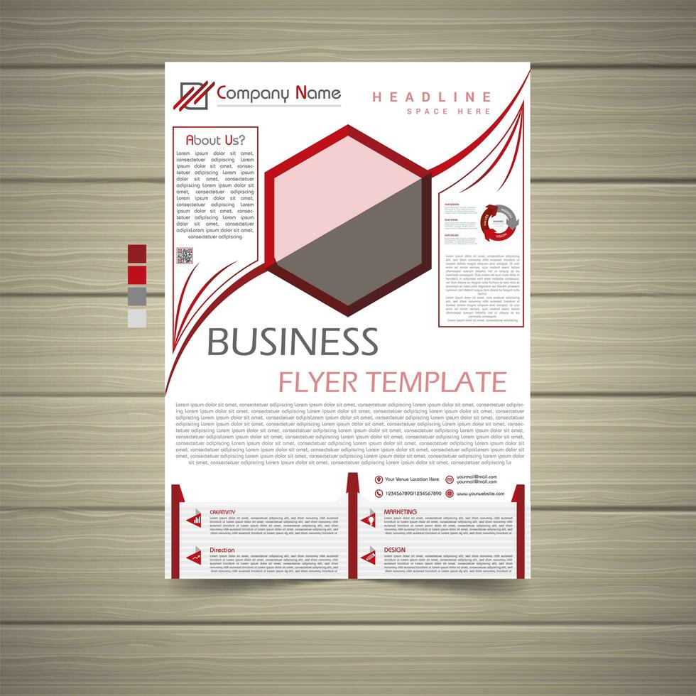 Business-Flyer vektor