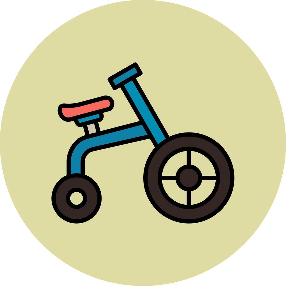 akrobatisch Fahrrad Vektor Symbol