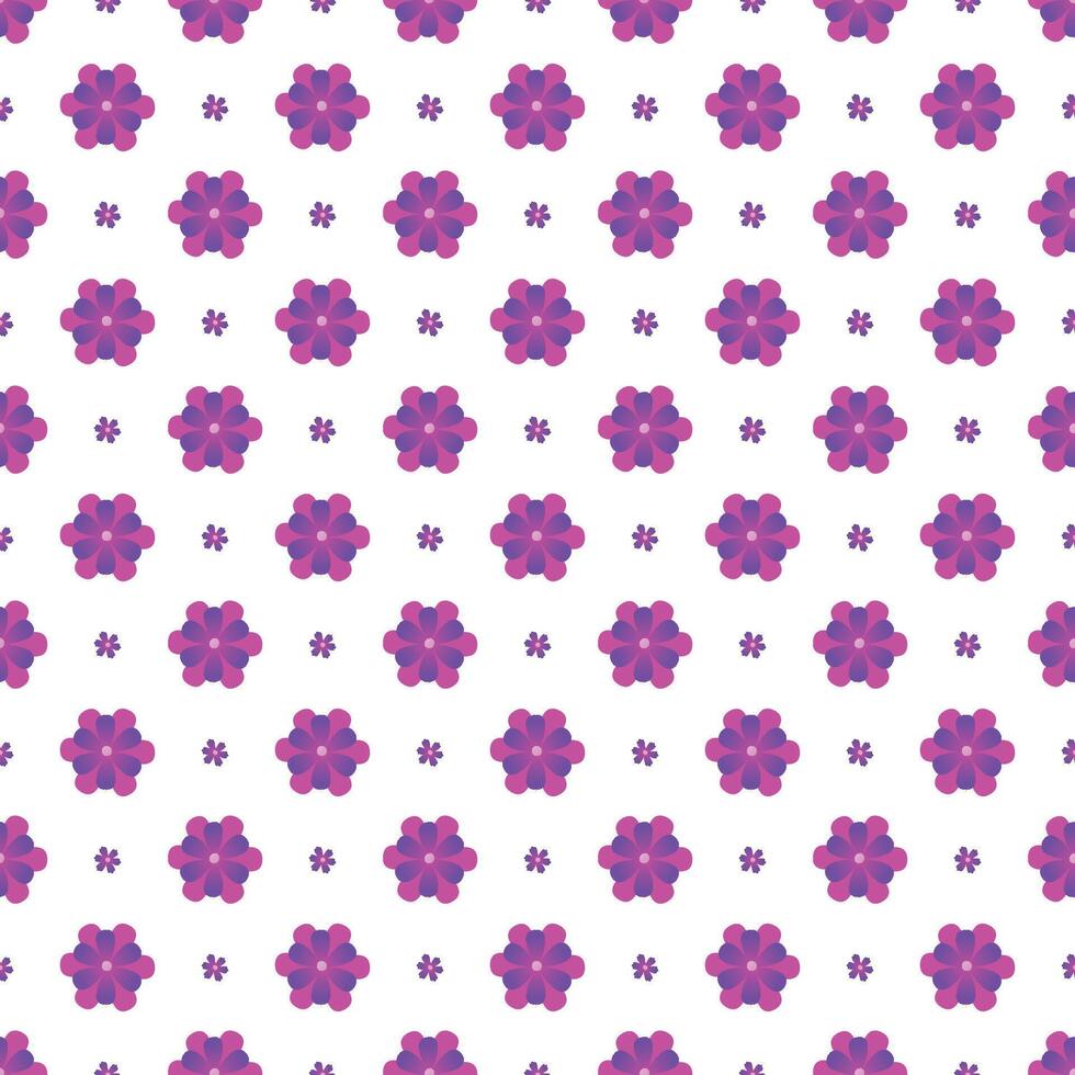 nahtlos Muster von Rosa und lila Blumen vektor