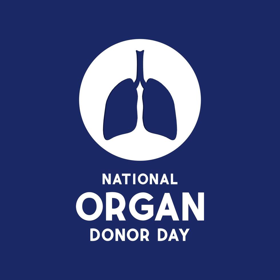 National Organ Spender Tag ist beobachtete jeder Jahr im Februar 14. National Spender Tag. Gesundheit und medizinisch Bewusstsein Vektor Vorlage zum Banner, Karte, Poster und Hintergrund Design. Vektor Illustration.