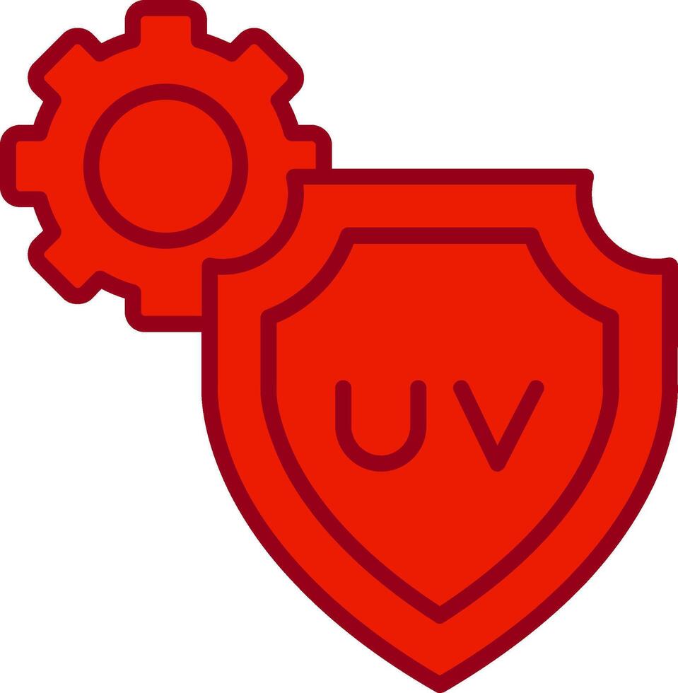 Schutzvektorsymbol vektor