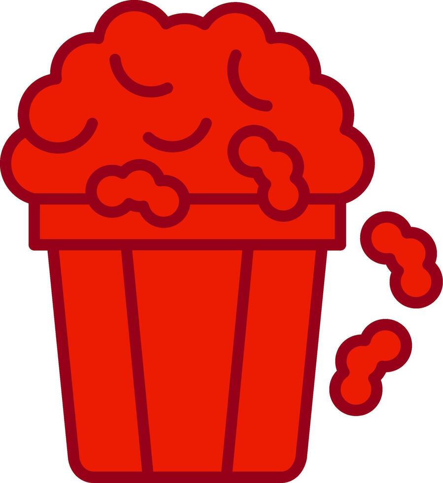 Popcorn-Vektor-Symbol vektor