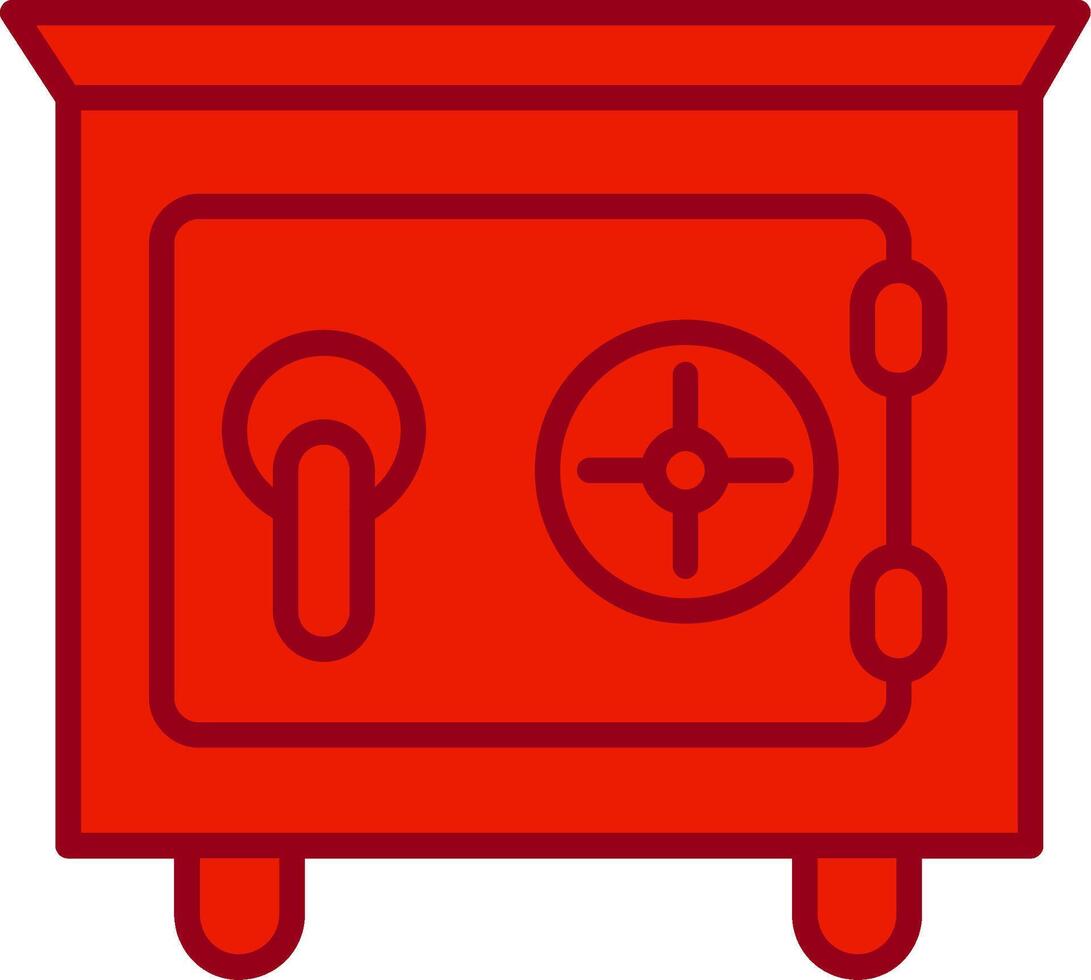 Safe-Box-Vektor-Symbol vektor