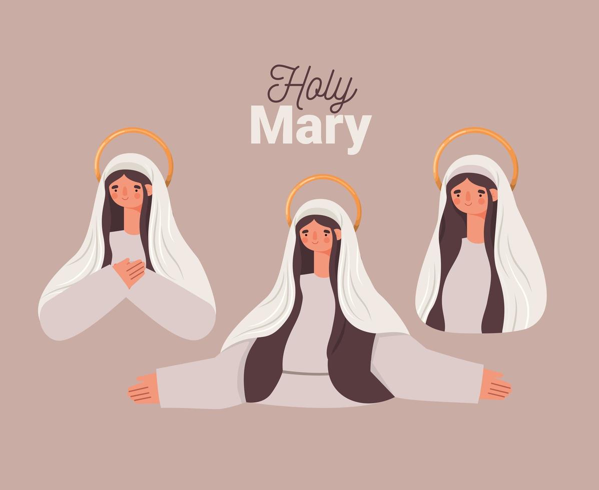 Kartell der heiligen Maria vektor