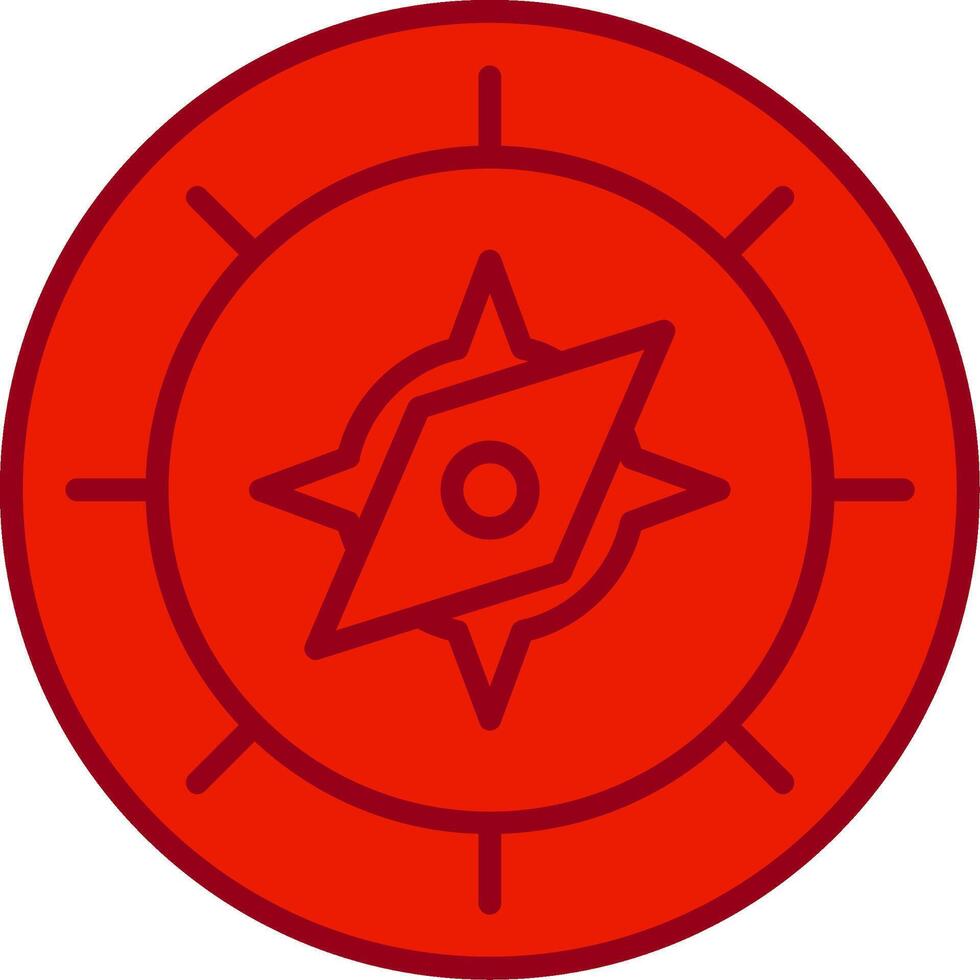 kompass vektor ikon