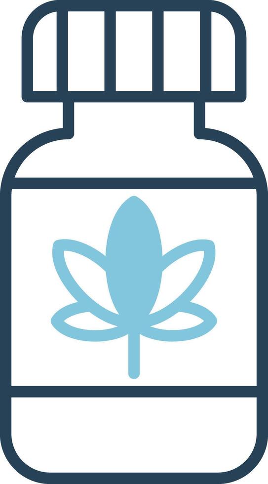 Cannabis Öl Vektor Symbol