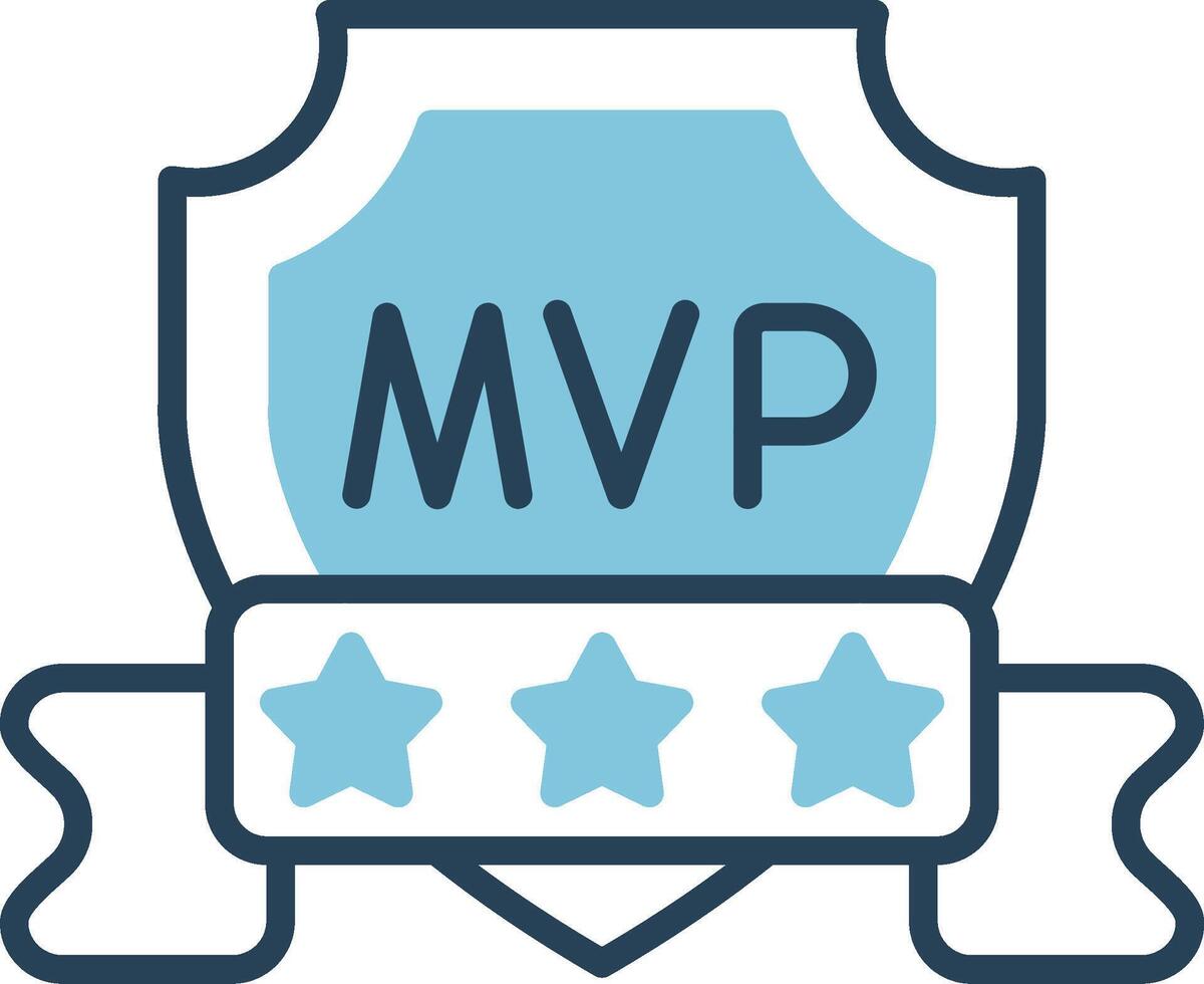 mvp vektor ikon