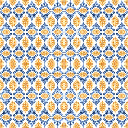 Seamless Ornamental Floral Pattern Bakgrund vektor