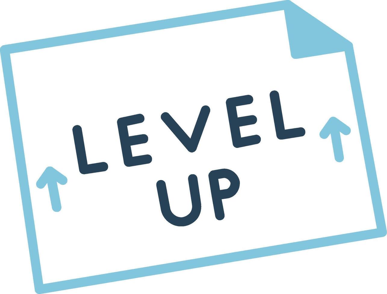 Level-Up-Vektor-Symbol vektor