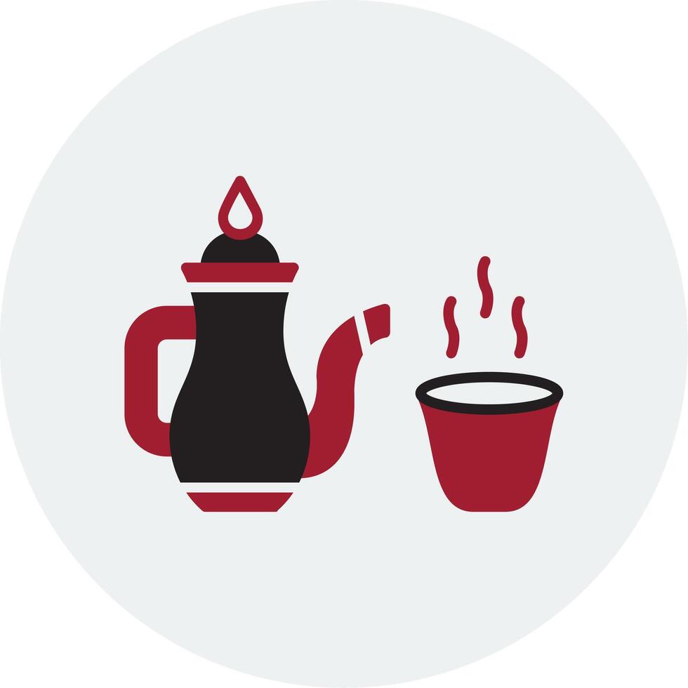 Arabisch Kaffee Vektor Symbol