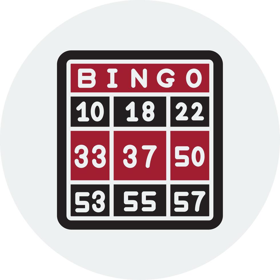 bingo vektor ikon