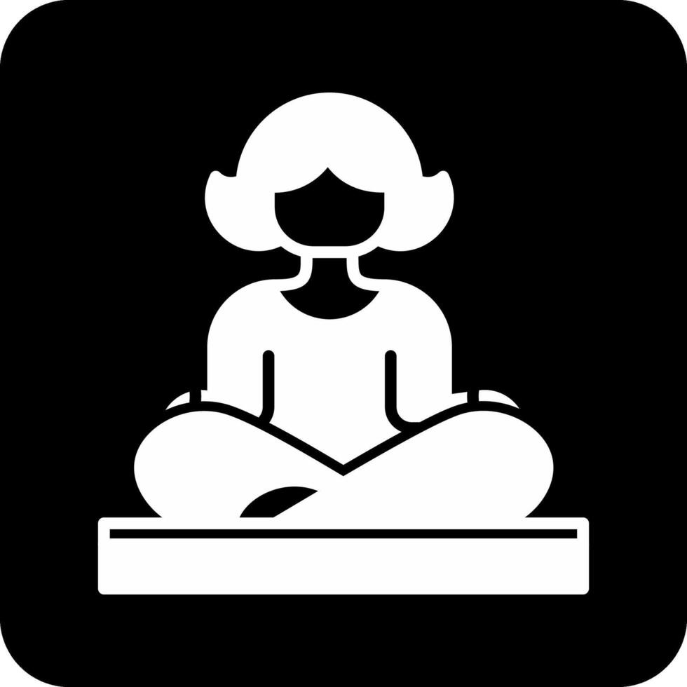 Symbol für Yoga-Vektor vektor