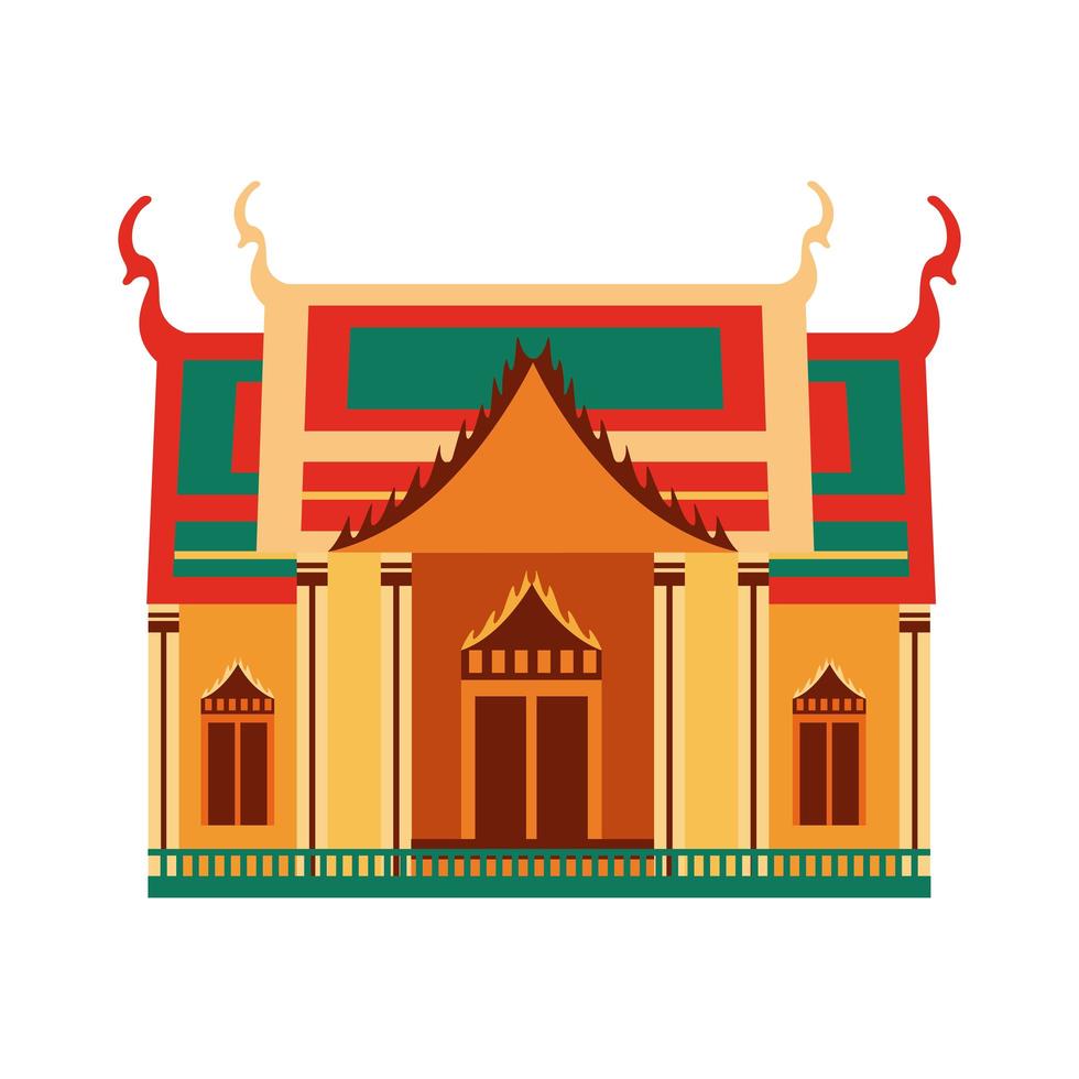 Tempel Wat Benamabophit vektor