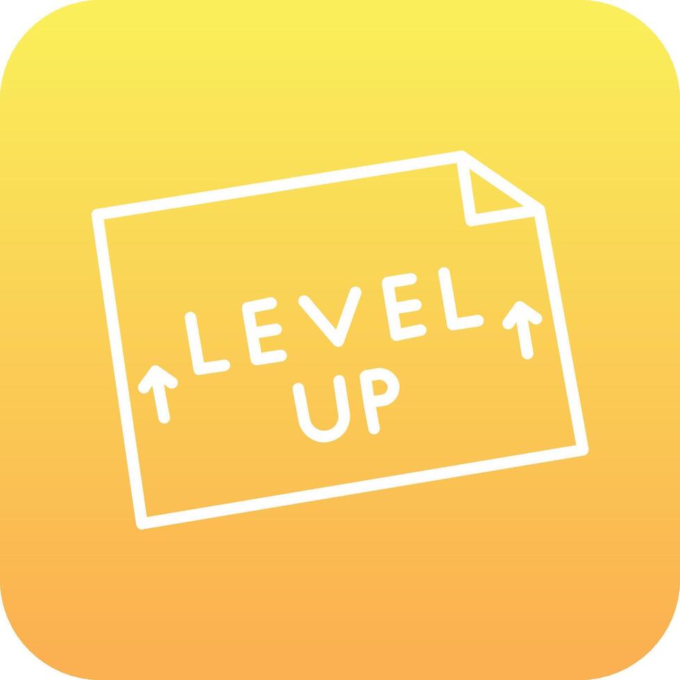 Level-Up-Vektor-Symbol vektor