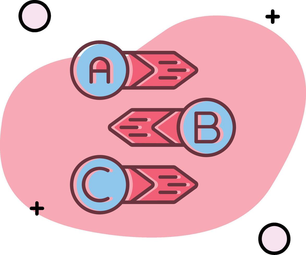 Diagramm rutschte aus Symbol vektor