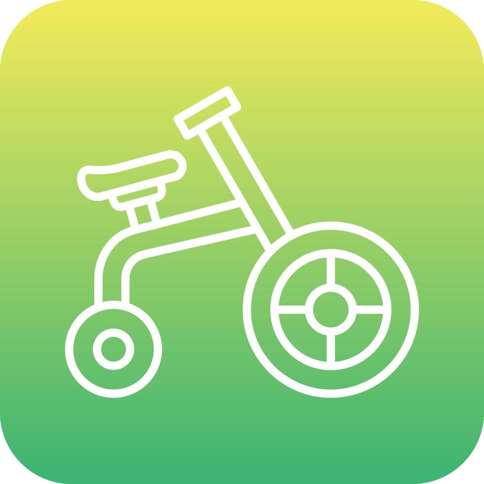 akrobatisk cykel vektor ikon