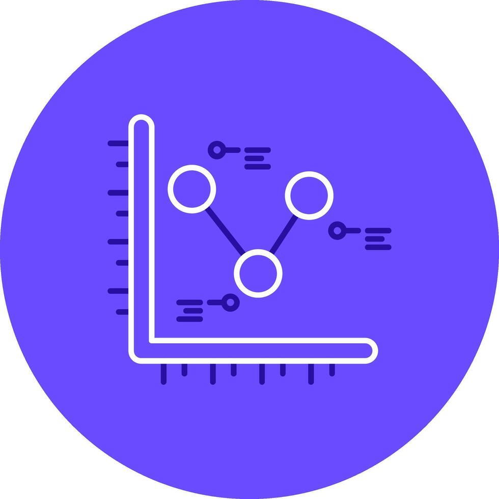 Diagramm Duo Melodie Farbe Kreis Symbol vektor