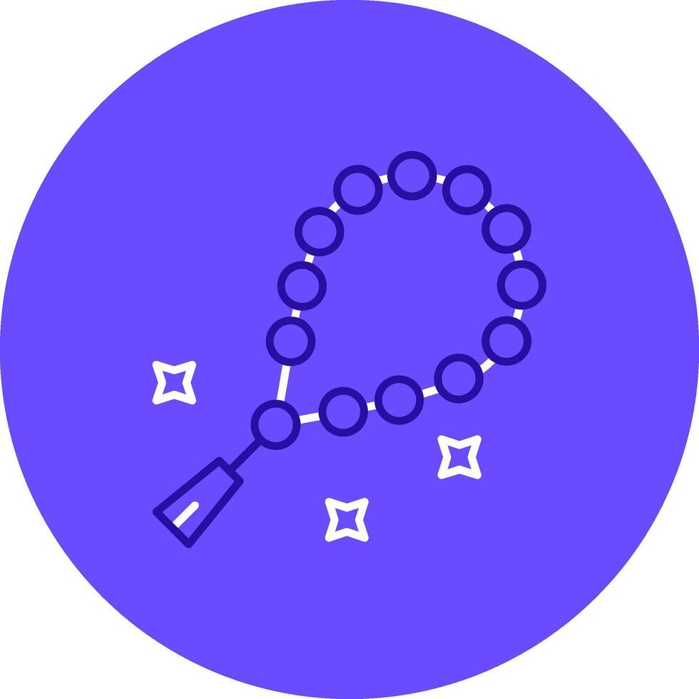 pärlor duo ställa in Färg cirkel ikon vektor