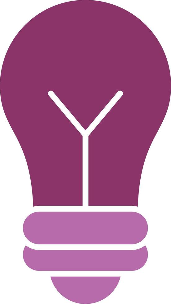Idee Glyphe zwei Farbe Symbol vektor