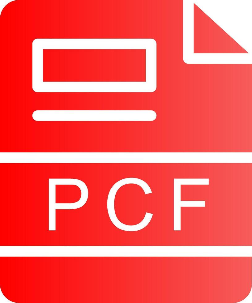 pcf kreativ ikon design vektor
