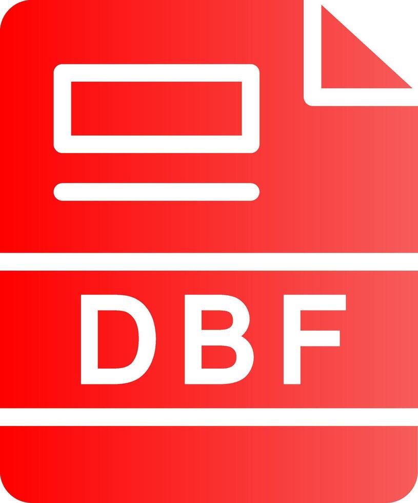 dbf kreativ Symbol Design vektor