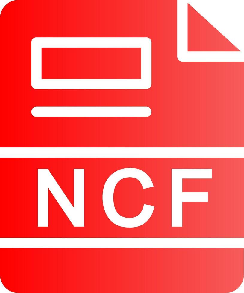 ncf kreativ Symbol Design vektor