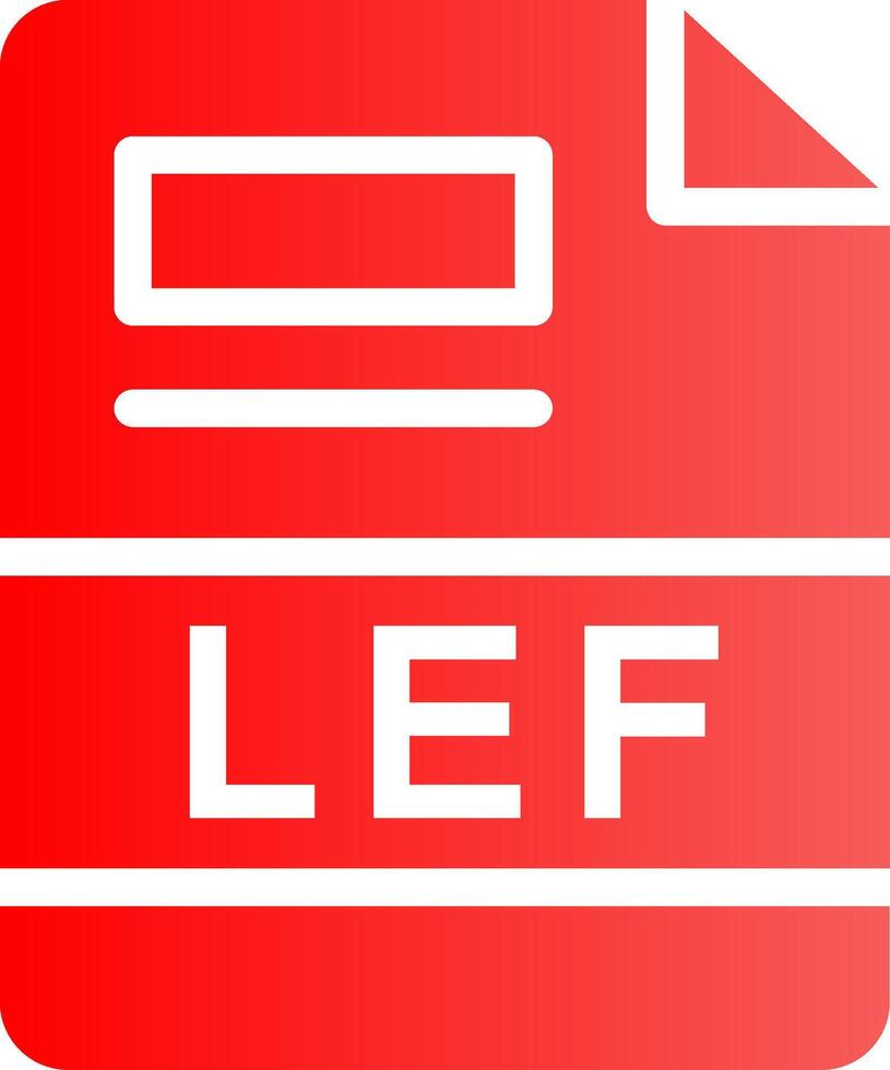 lef kreativ Symbol Design vektor