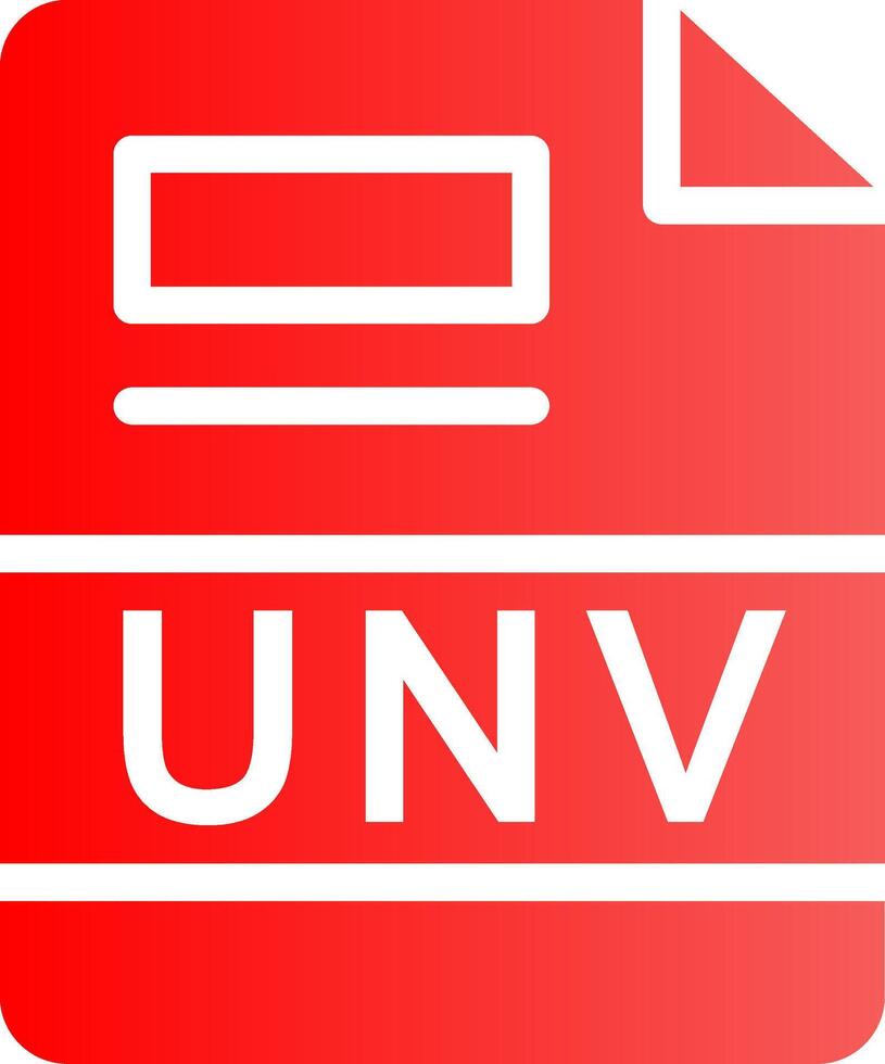 unv kreativ Symbol Design vektor