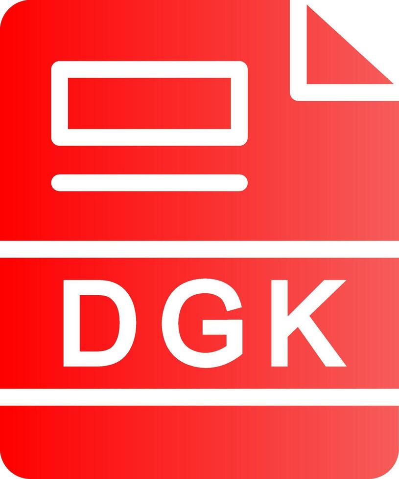 dgk kreativ ikon design vektor