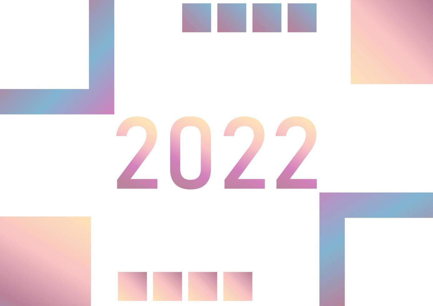 nytt år 2022 bakgrund 2 redesign vektor