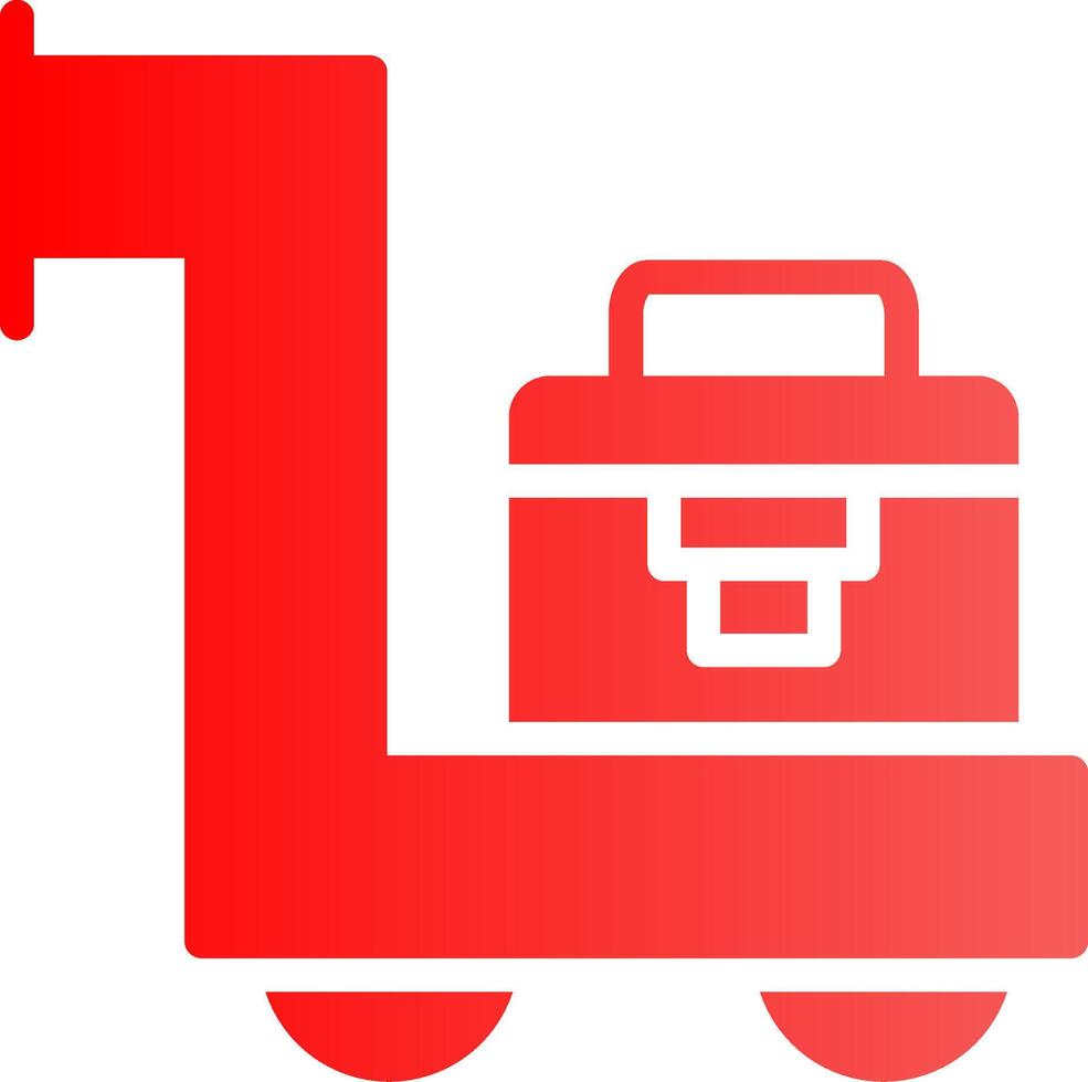 Trolley kreatives Icon-Design vektor