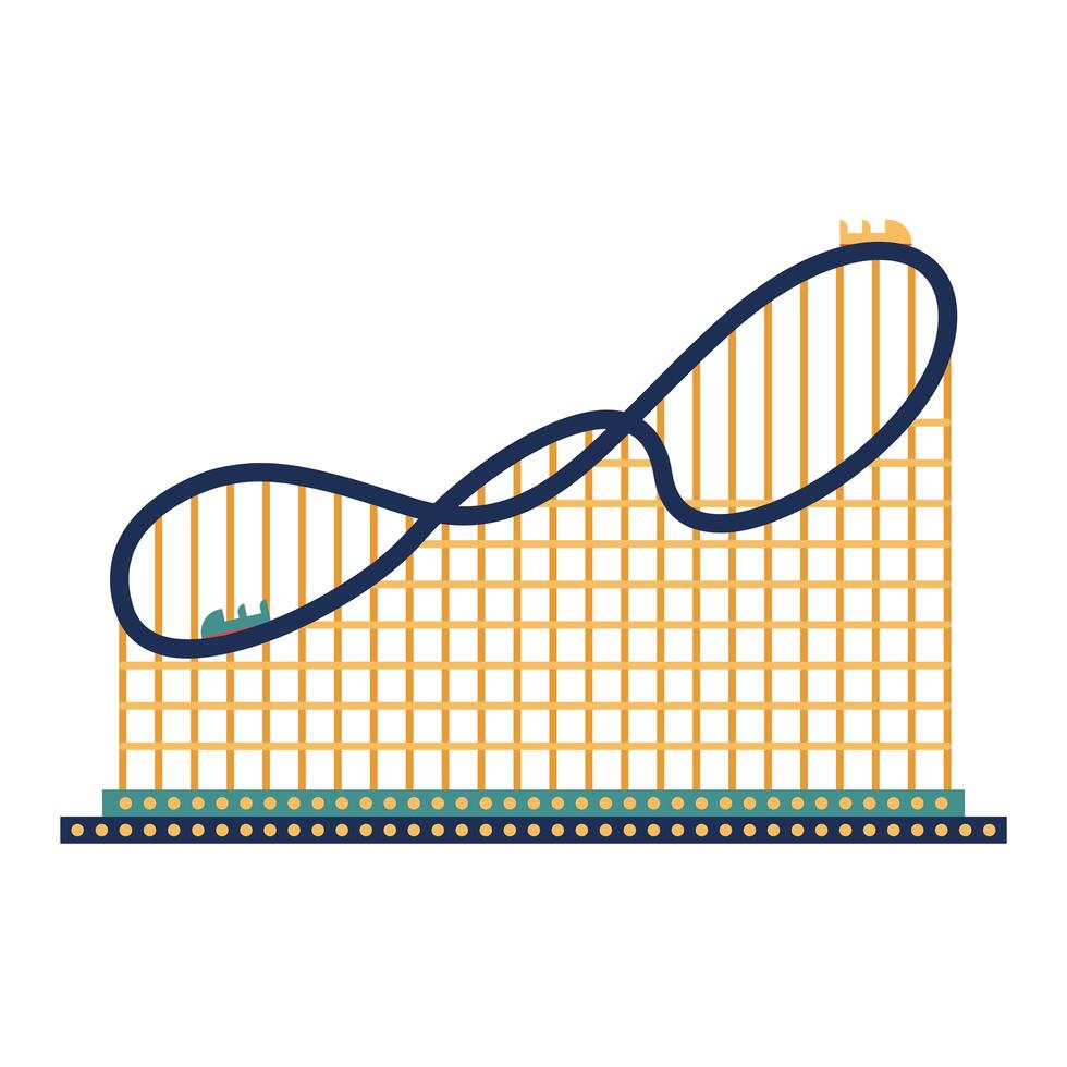 toller coaster nöjen vektor