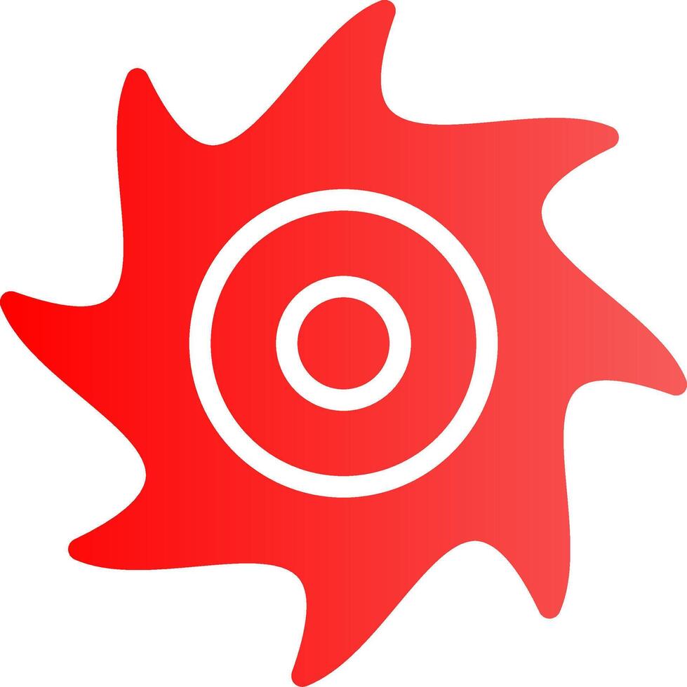 Sägeblatt kreatives Icon-Design vektor
