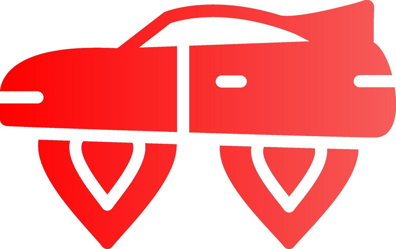 Zukunft Transport kreativ Symbol Design vektor