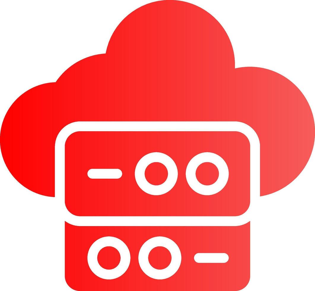 Cloud-Daten kreatives Icon-Design vektor