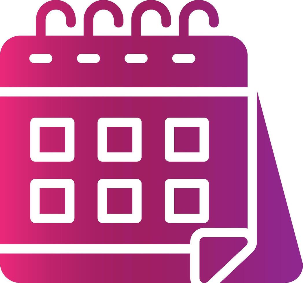 Kalender kreatives Icon-Design vektor