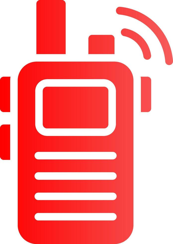 Walkie-Talkies kreatives Icon-Design vektor