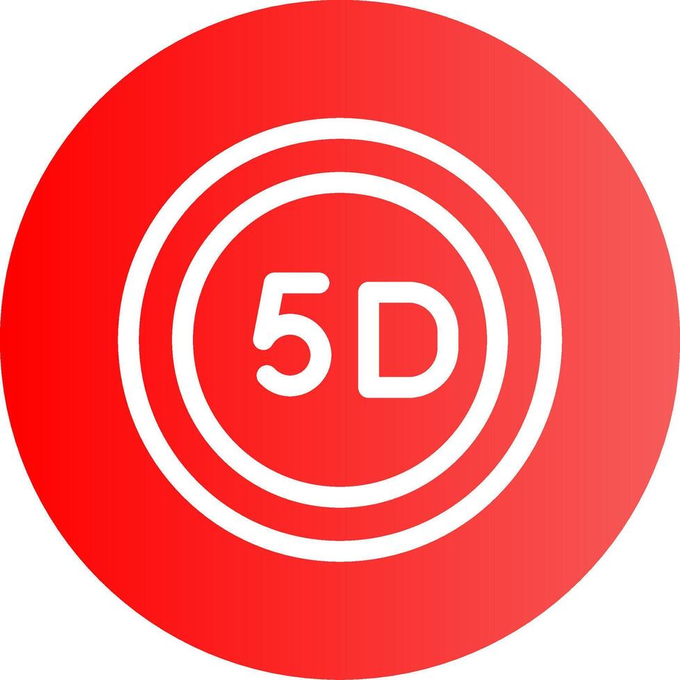 5d Daten Lager kreativ Symbol Design vektor