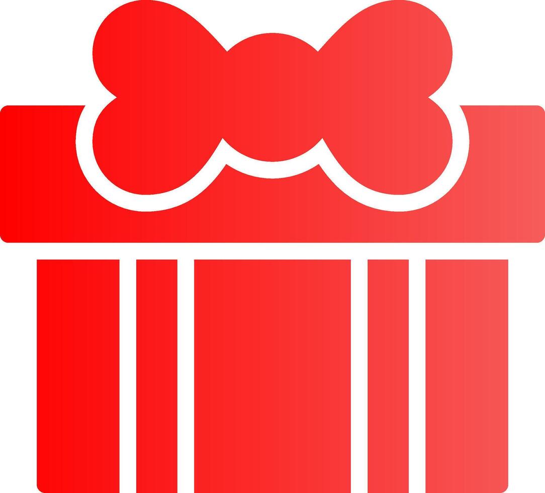 Geschenkbox kreatives Icon-Design vektor